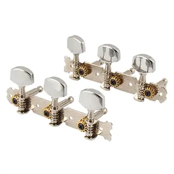 

Good deal Silver Tone Metal Guitar Head Tuning Keys Peg 2 Pcs