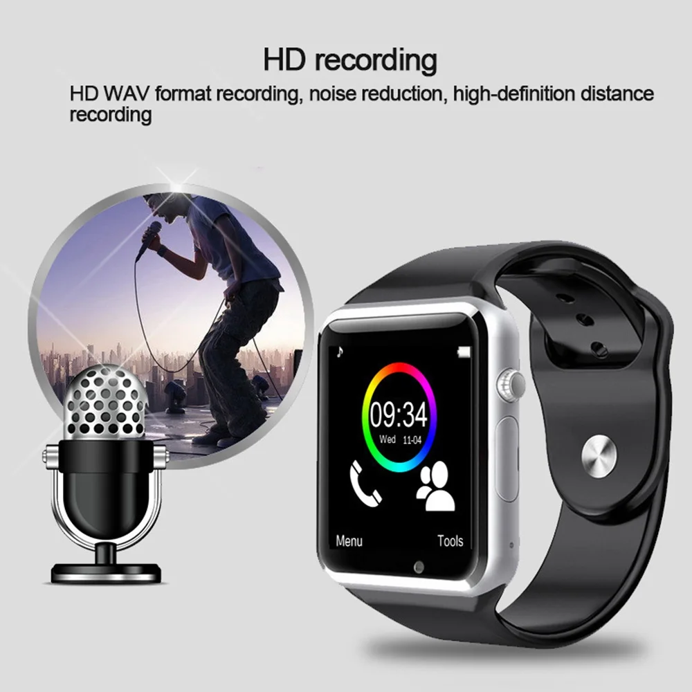  Smartwatch A1 for Android phones Support SIM TF card Call smart watch x6 Receive information Photog - 33056830555