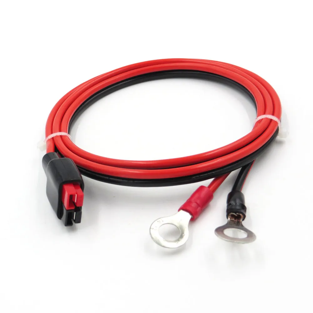 

1ft 3ft 6ft Power Plug PP30 30A 600V Extend cable solar cable Connect with M8 terminal ring Battery lug bolt tab