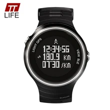 TTLIFE Hot Sale Bluetooth 4.0 Digital Noctilucent Waterproof Smart Watch Run GPS Fitness Sleep Track Message and Call Reminder