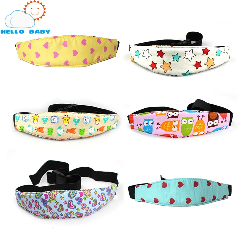 Adjustable Safety protection Seat Sleep Baby Head Support Fastening Pram Belt Car Sleep Playpens Positioner Infants Accessories