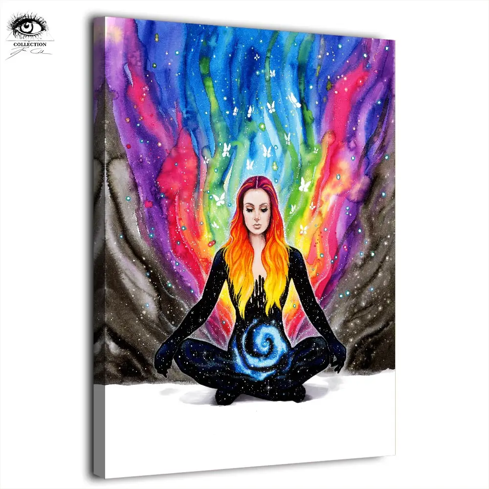 HD printed 1 panel canvas painting Abstract Meditation by Pixie Cold wall pictures for living room posters and prints artwork | Дом и сад