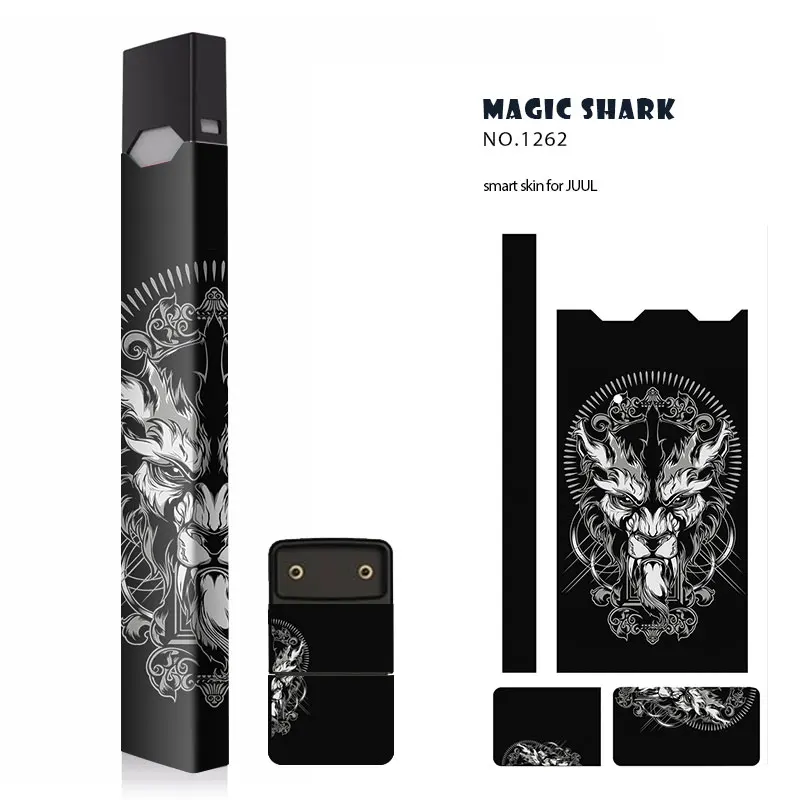 Чехол Magic Shark Skull V Vendetta наклейка &quotБэтмен&quot для Juul Stereo Film Electronic на сигарету Skin