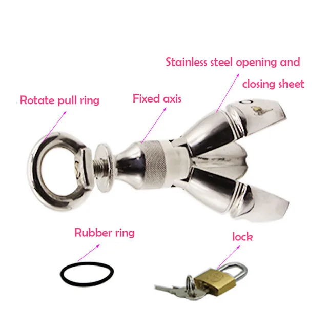 Acero inoxidable expansor Anal espéculo Butt Plug Dilatador Anal expansor inoxidable rotatorio Anal enchufe Prostata masaje Metal Buttplug para hombres mujeres ddb28f Acero inoxidable expansor Anal espéculo Butt Plug Dilatador Anal expansor inoxidable rotatorio Anal enchufe Prostata masaje Metal Buttplug para hombres mujeres ddb28f