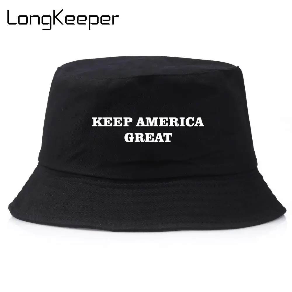 

Keep America Great Trump Republican Hat Women Men Bucket Hats Fishing Hats Letter Print Cotton Adjustable Unisex fishermen Cap