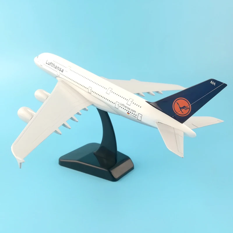 JASON TUTU модель самолета Модель Lufthansa Airbus A380 1:200 литье под давлением металла 20 см