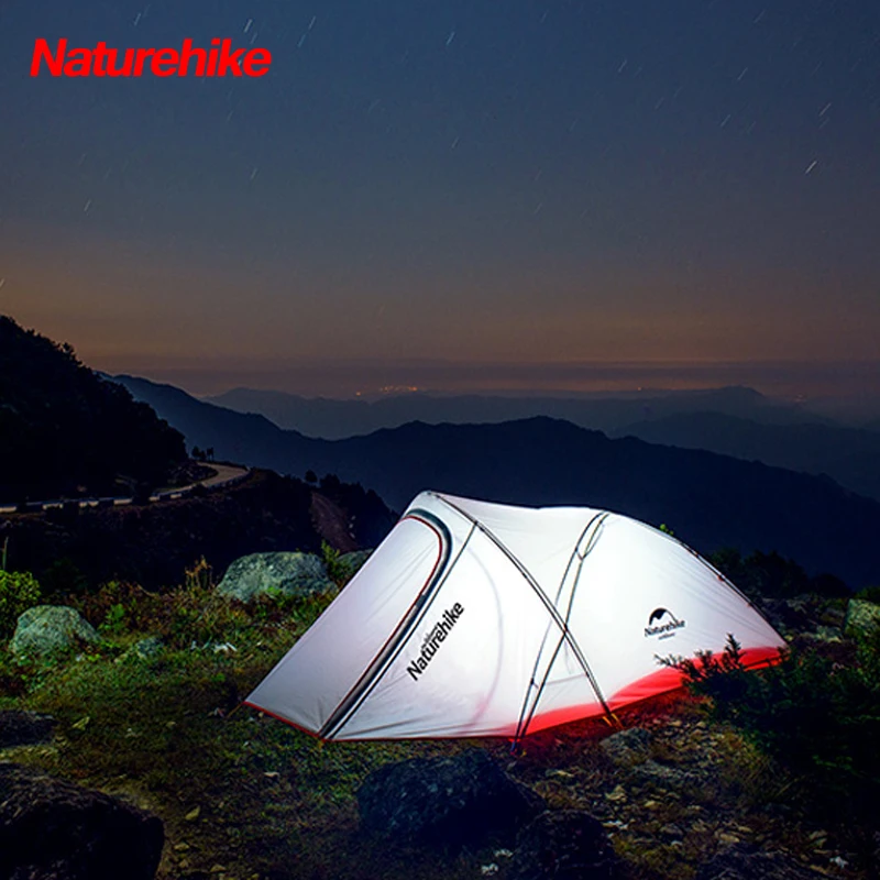 Naturehike Double Layer Backpacking Tent Ultralight Anti UV Windproof