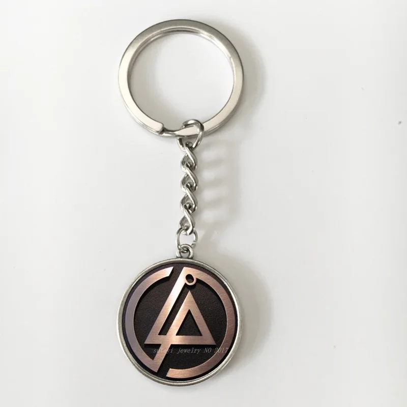 Suteyi, модные, новые, американские, с логотипом Linkin Park, длинные цепочки, держатель для ключей, стеклянный кабошон, подвеска, брелок на цепочке, ювелирные изделия для фанатов