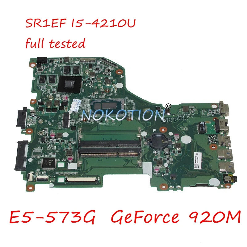 NOKTOION DA0ZRTMB6D0 NBMVM11006 NB MVM11 006 For font b acer b font Aspire E5 573G laptop