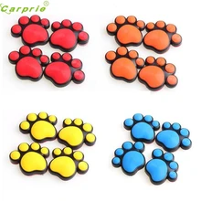 Auto car-styling car styling 4pcs Multicolor Bear Paw Pet Animal Footprints Emblem Car Truck Decor 3D Sticker Decal FEB14