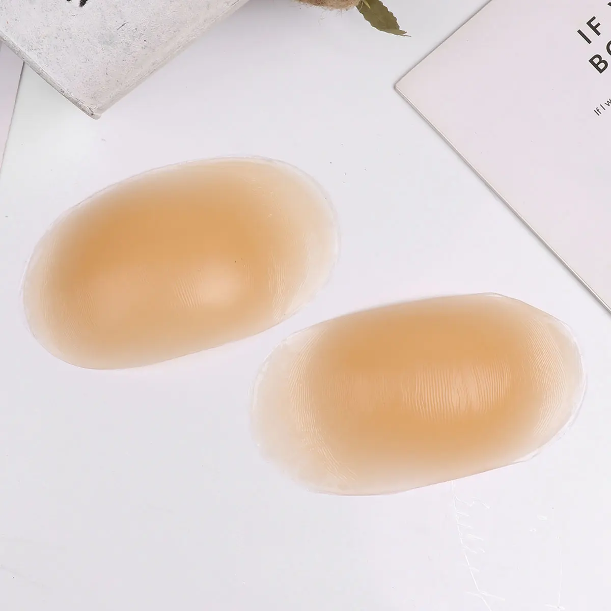 

1 Pair Unisex Self Adhesive Foam Sponge/Silicone Shoulder Pads Push-up Enhancer Pads for Slippery Shoulders Narrow Shoulders