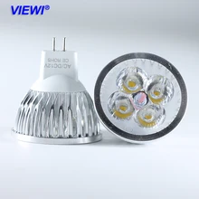 Точечный светильник vienwi 5x lamba MR16 4 Вт 3000 К 6000 К ac dc 12 В 24 в супер яркая домашняя лампа точечная светодиодная подсветка под шкаф алюминиевая лампа
