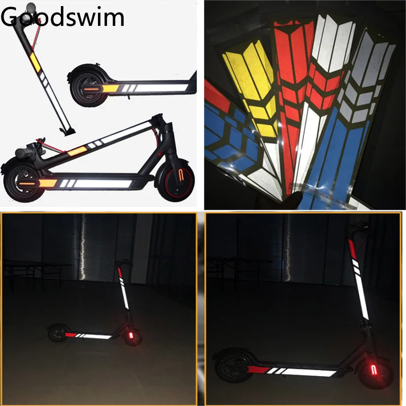 

Reflective Stickers For Xiaomi Mijia M365 Electric Scooter M365 M365 Pro Light Tags Paster Night Safety Warning Strip Reflector