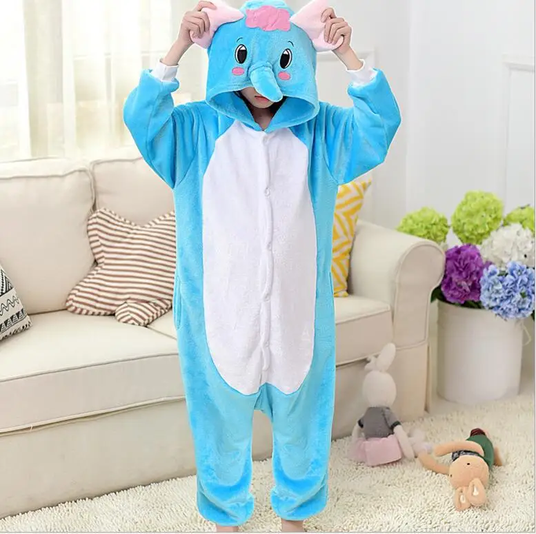 Masaccio Zakje De onze Anime Leuke Olifant Jumpsuit Cosplay Olifant Onesie Kinderen Kids Flanel  Dieren Pyjama Anime Cartoon Kostuums Kids Nachtkleding|cartoon costume|kids  animal pajamaskids onesie - AliExpress