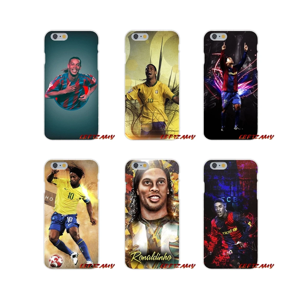 

For Xiaomi Mi6 Mi 6 A1 Max Mix 2 5X 6X Redmi Note 5 5A 4X 4A 4 3 Plus Pro fashion footballer Ronaldinho Accessories Phone Covers