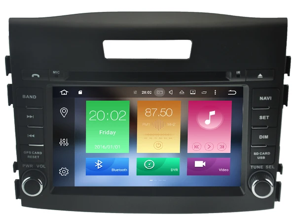 Top Android 8.0 CAR Audio DVD player FOR HONDA NEW CR-V 2012 gps Multimedia head device unit receiver BT WIFI 18