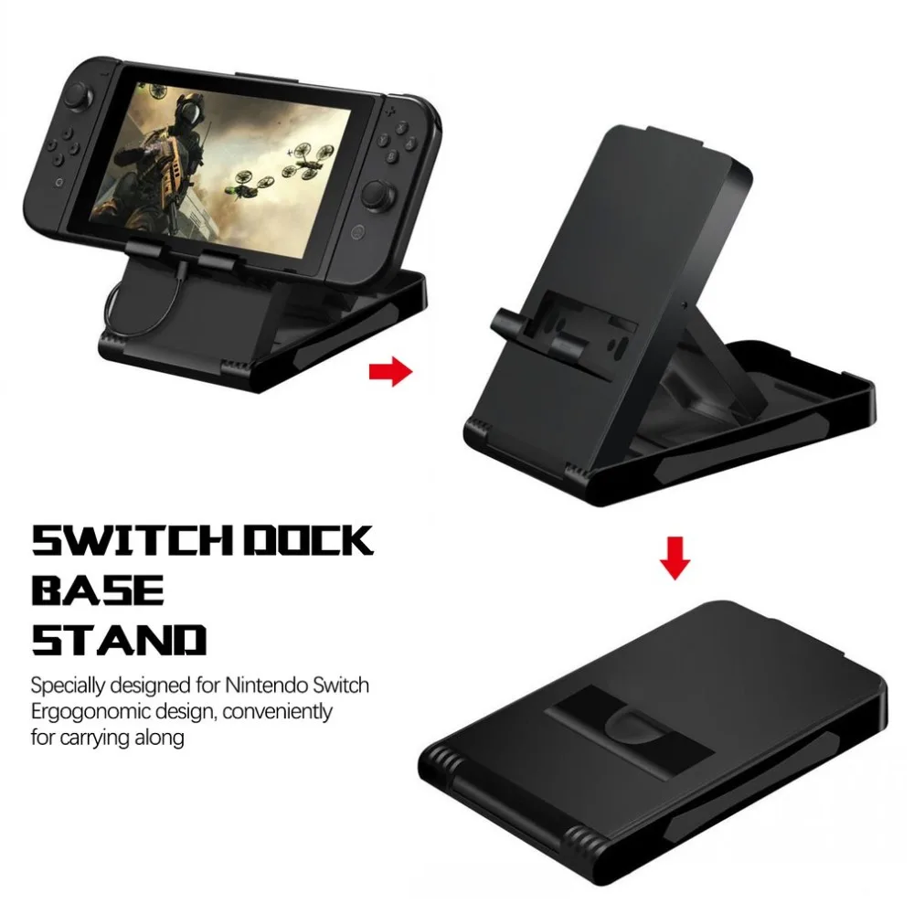 

Adjustable Foldable ABS Compact Bracket Play stand Stand Holder for Nintendo Nintend Switch Console Controller