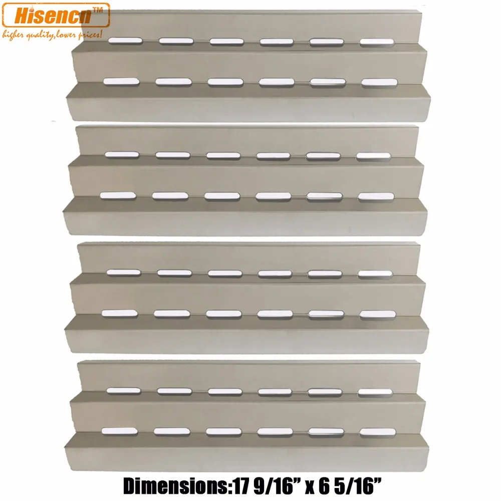 

Hisencn Stainless Steel Heat Plate, Heat Shield Replacement for Select Gas Grill Models by Broil King, Broil-Mate and Others