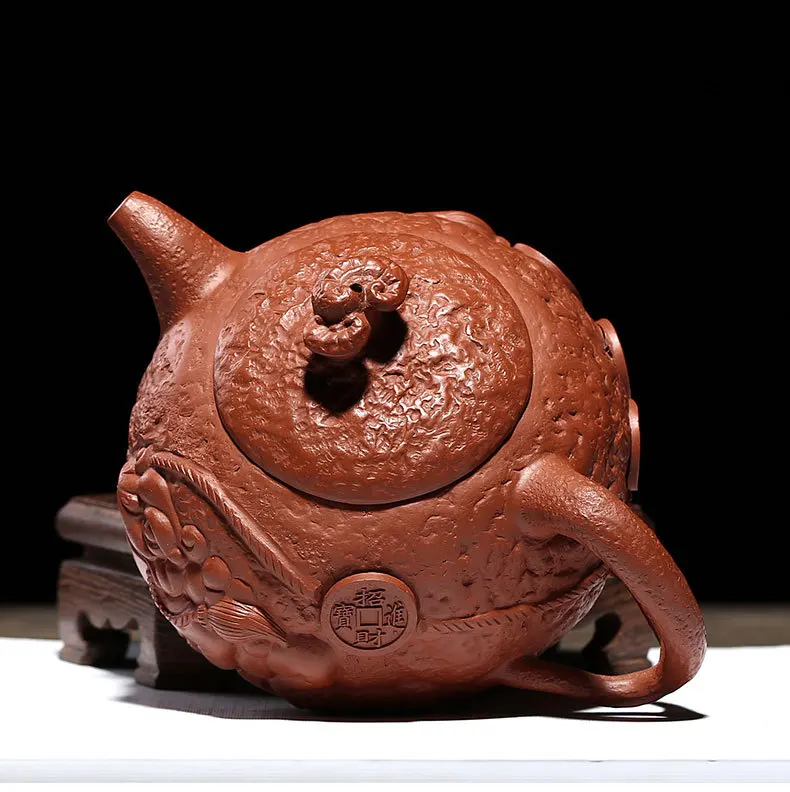 Yixing горшок Zisha mine Zhu Mud Золотой жаба, приносящая удачу чайник народные художники все ручной работы заваренный чай