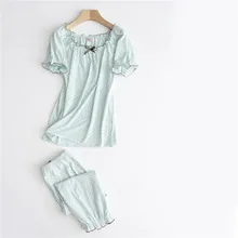 Женский Повседневный Спортивный костюм, Хлопковая пижама с длинными рукавами, женская пижама с рисунком из мультфильма