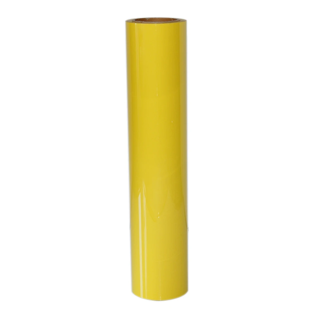 

Neon Yellow Heat Transfer Paper T shirt Vinyl Film Roll HTV PVC Cutter Heat Press Machine 50x300cm/20"x10ft