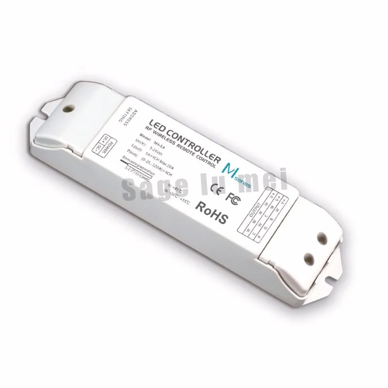 

Ltech R4-5A CV Zone Receiving controller to match work with Wifi-104 WIFI controller Lighting Control System,2.4G DC5-24V MAX20A