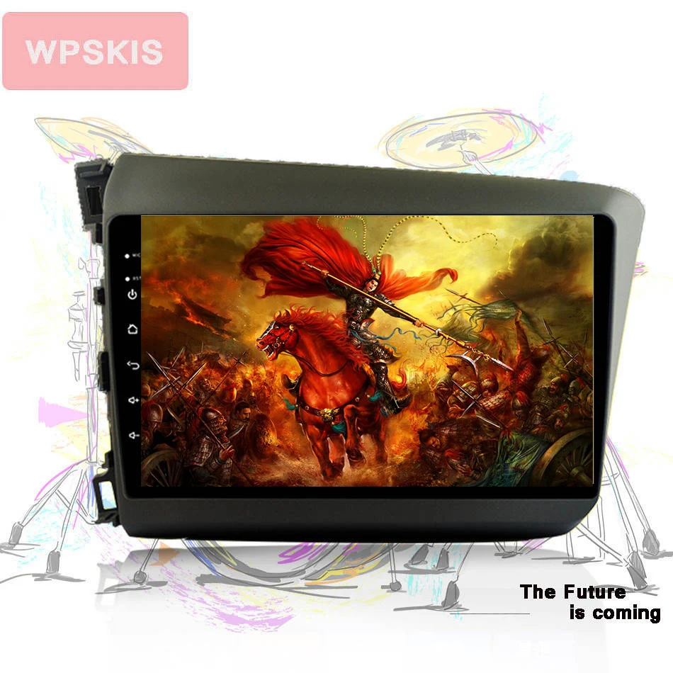 9 &quotВосьмиядерный Android 10 0 автомобильный головный блок для Honda Civic 2011 2015 DVD GPS с