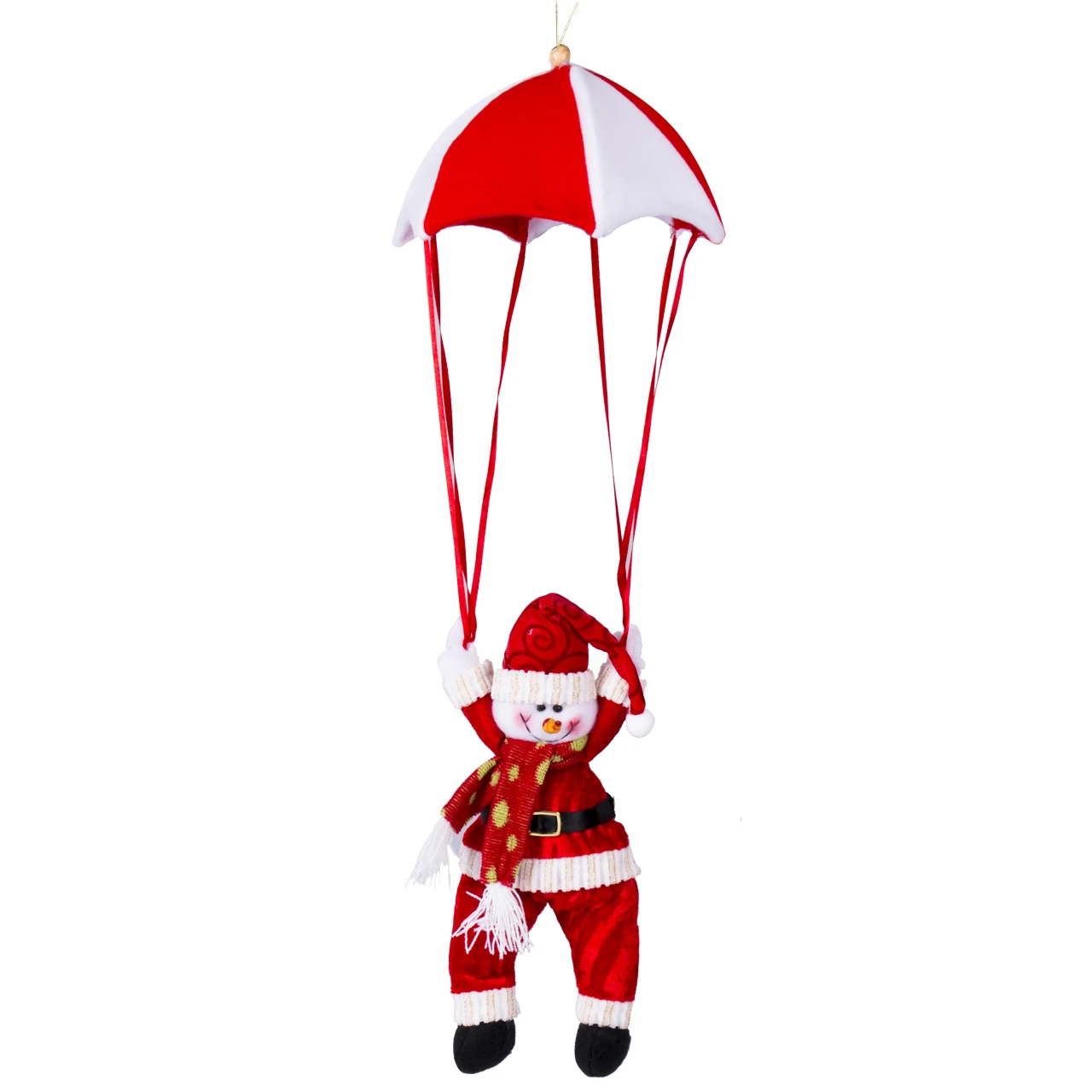 Рождественская елка подвесной Декор парашют Снеговик узоры с Санта-Клаусом Рождество - Цвет: snowman1