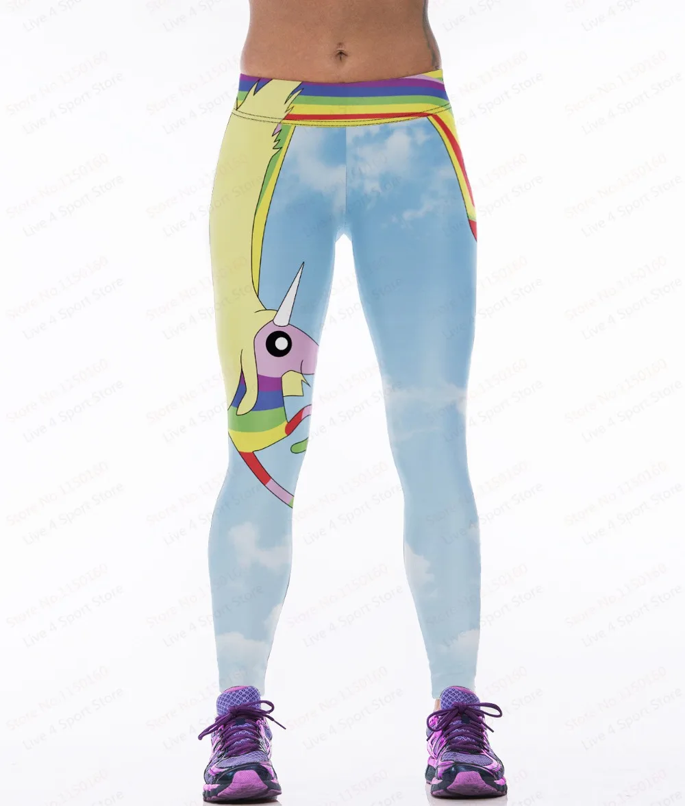 rainbow sports leggings