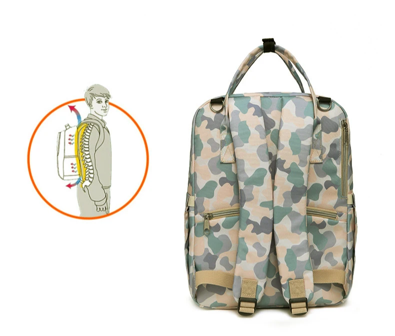 Heine полиэстер детские пеленки сумка для мамы для беременных сумки рюкзаки смена подгузников Организатор Мумия влажные мать sunveno 25*17*37 см