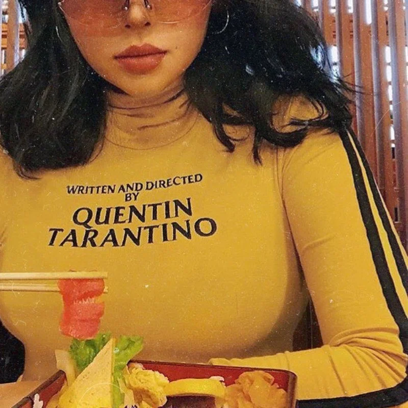 MYDC Letter Printing Long-Sleeved Sexy T-Shirt 2018 New Summer Female Tops Tees MYDC Letter Printing Long-Sleeved Sexy T-Shirt 2018 New Summer Female Tops Tees