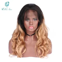 Lace Front Human Hair Extension Wigs For Black Women With Baby Hair Ombre Brazilian Remy Human Hair Wigs Pre Plucked Dellas Love