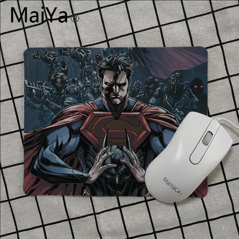 Maiya, высокое качество, DC hero, Супермен, ноутбук, компьютер, коврик для мыши,,, игровой коврик, мышь - Цвет: No Lock Edge18x22cm