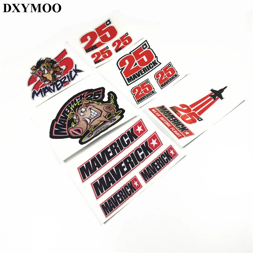 

Car Stickers Vinyl Bumpers Motorcycle MVK 25 Moto GP Racing Car Styling and Decals for MVK 25 MAVERICK VINALES GSX-R1000