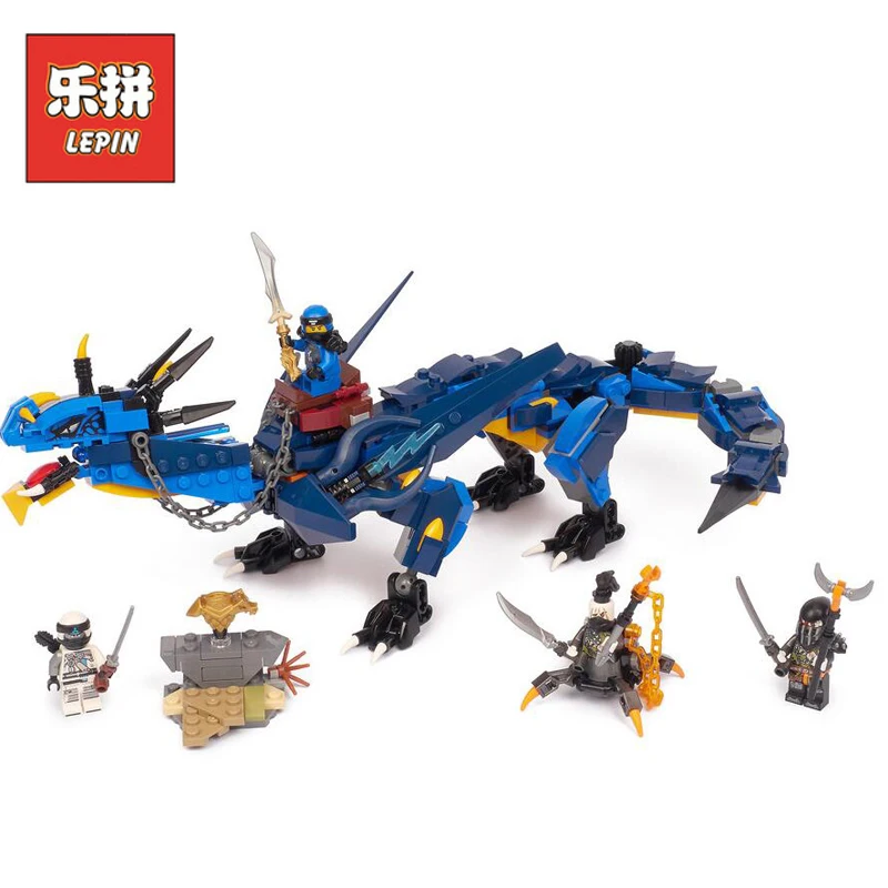 

2018 New Lepin 06080 552Pcs Ninja Figure Jay Stormbringer Set Compatible 70652 Model Building Kits Blocks Bricks Educational Toy