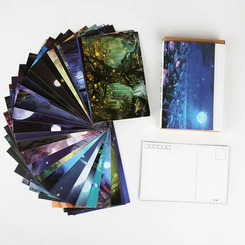 

30 Pcs/Set Darkness Before Dawn Postcard/Greeting Card/Message Card/Birthday Letter Envelope Gift Card Two sizes