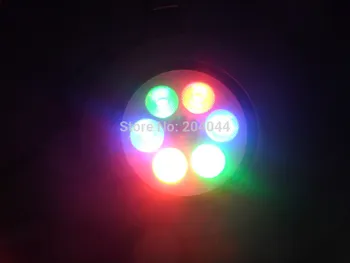 

2016 Promotion Aluminum Black No Free Shipping : Hot Sell,1pcs/lot 6*1w Led Down Light With Power ,led With Cool Color Lights