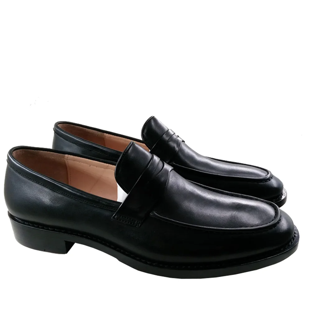 Cuero Topsiders On s9501 Sipriks B Auténtico Negocio Trabajo Slip Vestido Jefe Clásico A Hombres Mens Mocasines Pisos S9501 Penny Partido Negro Zapatos 60twRg0q