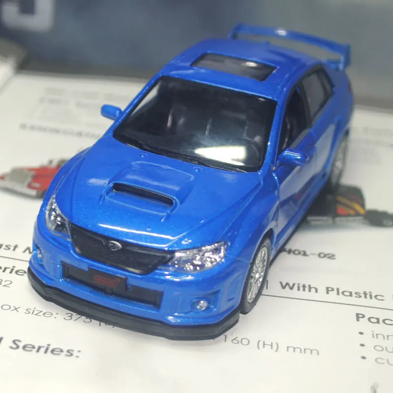 UNI 1/36 масштаб оттягивающийся автомобиль игрушки SUBARU Wrx sti литья под давлением металлическая модель автомобиля игрушка для подарка/детей/коллекции