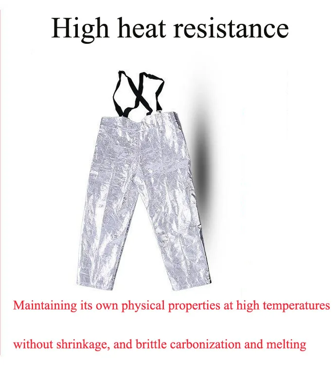 Огнеупорный изоляционный костюм 500 °C высокотемпературный анти-скальдинг излучения защитная одежда защитный изолированный огнеупорный высококачественный костюм DFH001