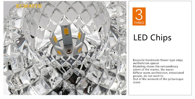 Round Crystal Ceiling Light 21
