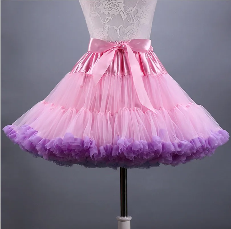 Новая модная Пышная юбка для девочек-подростков; для взрослых Для женщин юбка-американка; юбка-пачка; Для женщин платье-пачка вечерние Танцы юбка для взрослых