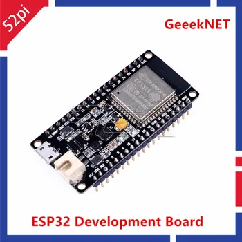 

52Pi Original! GeeekNET ESP32 Development Board with Dual-Core ESP32 Chip 4MP Tuned Antenna WiFi & Bluetooth Classic/LE Support