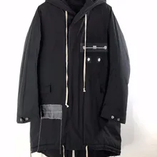 Owen seak Мужское пальто Parker куртки Готический стиль Мужская одежда Тренч Зимние женские пылезащитные пальто куртки ветровка черный размер XL