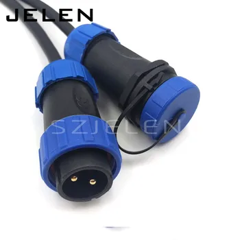 

SP2110/P2-SY2111/S2, waterproof Aviation Connector 2 pin Plug socket, IP68, LED Power cable connector, Industrial connector
