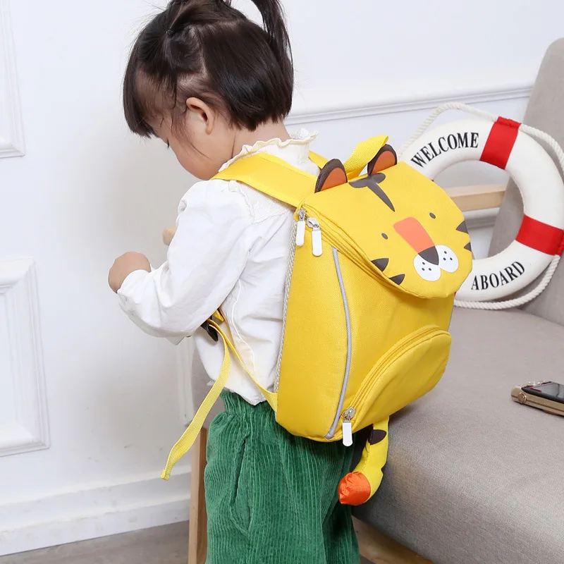 Boys Girls Dinosaur Tiger Backpack Children Brand Rabbit School Bag