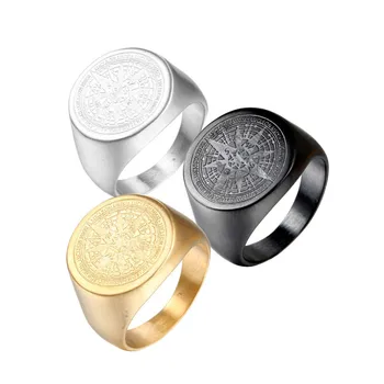 

BOCAI Titanium steel ring for trend men 2020 new fashion personality Classic Temperament popuar Simple men's rings