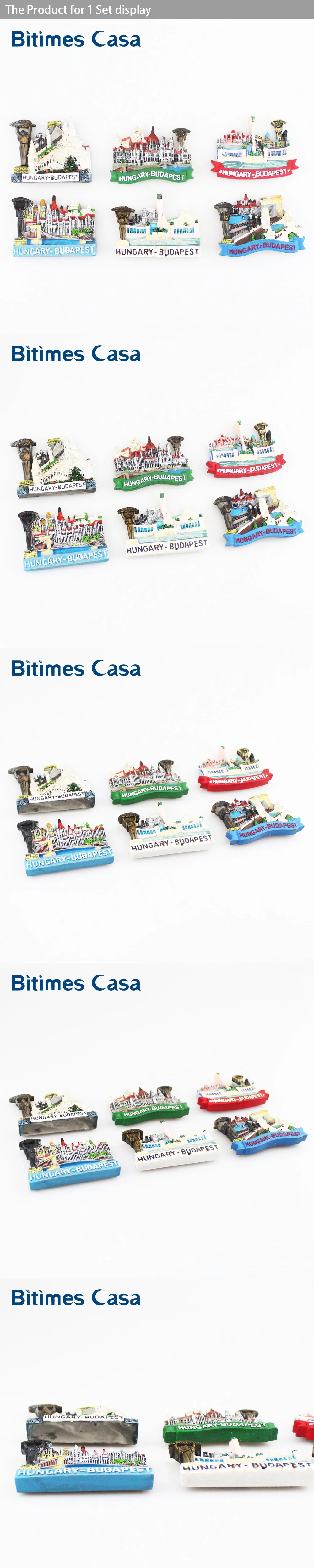 3D  Hungary Fridge Magnet -0-1