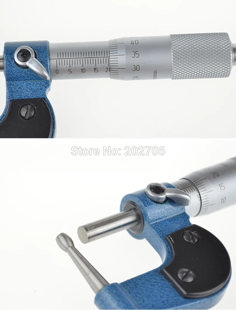 Micrometers Tools High quality 025mm Tube Micrometer thickness micrometer with drum head wall