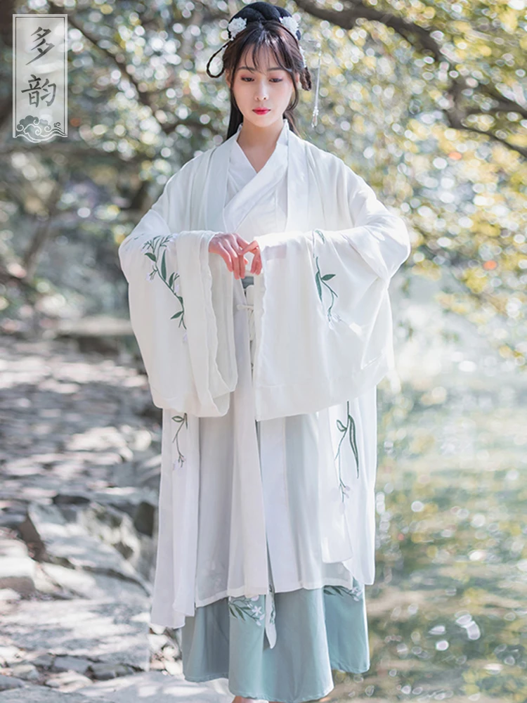  New Arrival Hanfu Women Dance Costume Stage Wear For Singers Oriental Performance Clothing Han Dyna